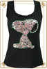 Sequins Black Snoopy Tee