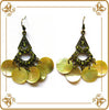 Summer Moroccan Moss Green Earrings