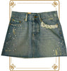 Hollister Sequins & Beads Denim Skirt