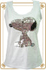 Sequins White Snoopy Tee